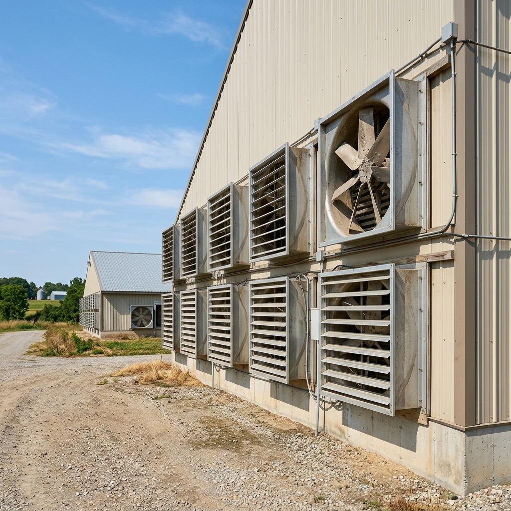 Industrial exhaust fans